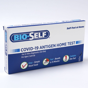 Covid-19 (SARS-CoV-2) Test domestico antigene con certificazione EUA 