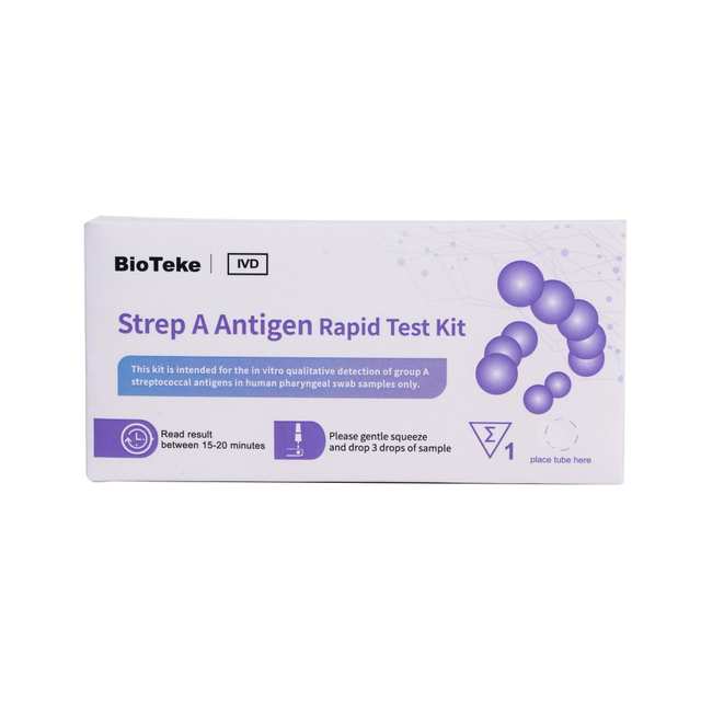 Strep Un kit di prova rapido dell'antigene
