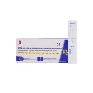 Respiratorio 10 in 1 SARS-COV-2/FLU A+B/HPIV2/HPIV1+3/RSV/ADV/MP/SP/HMPV Kit di test rapido dell'antigene