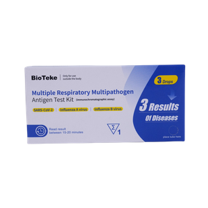 Bioteke 3 in 1 kit di test rapido dell'antigene covidio a+b