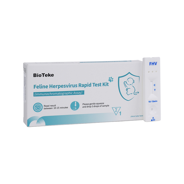 Kit di test rapido Herpesvirus Feline (FHV) (test immunocromatografico) ICA2301-14