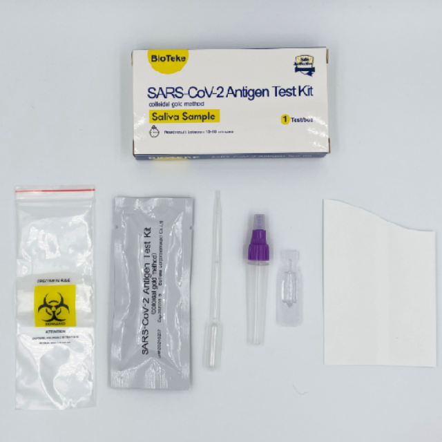 test rapido IVD colloidale kit per il test dell'antigene COVID-19 (SARS-CoV-2) Tampone salivare