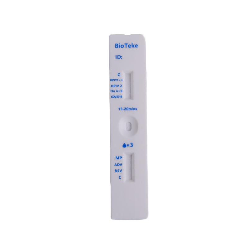 8 in 1 in 1 SARS-COV-2/FLU A+B/HPIV2/HPIV1+3/RSV/ADV/MP Kit di test rapido rapido