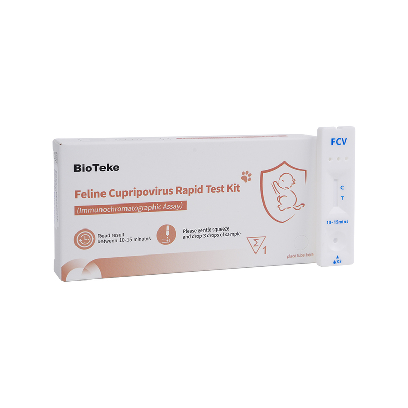 Cupripovirus felino (FCV) Kit di test rapido (test immunocromatografico) ICA2301-13