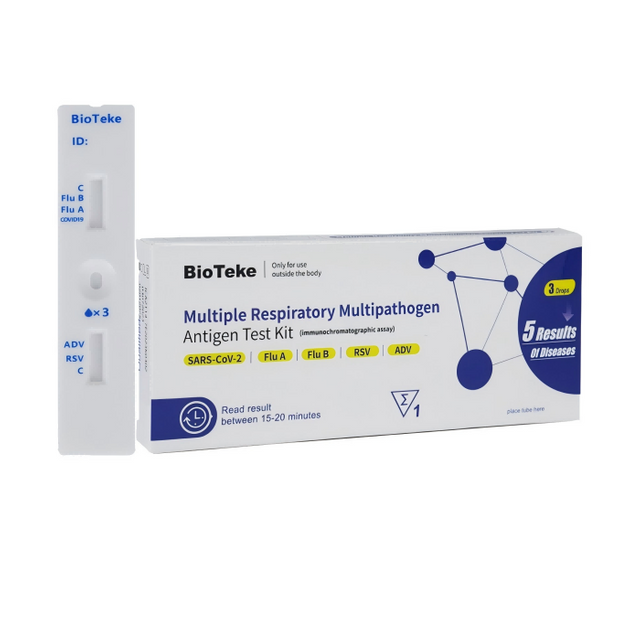 5 in 1 kit di test dell'antigene multipatogeno multiplo