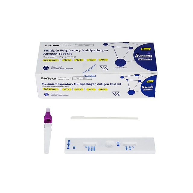5 in 1 kit di test dell'antigene multipatogeno multiplo