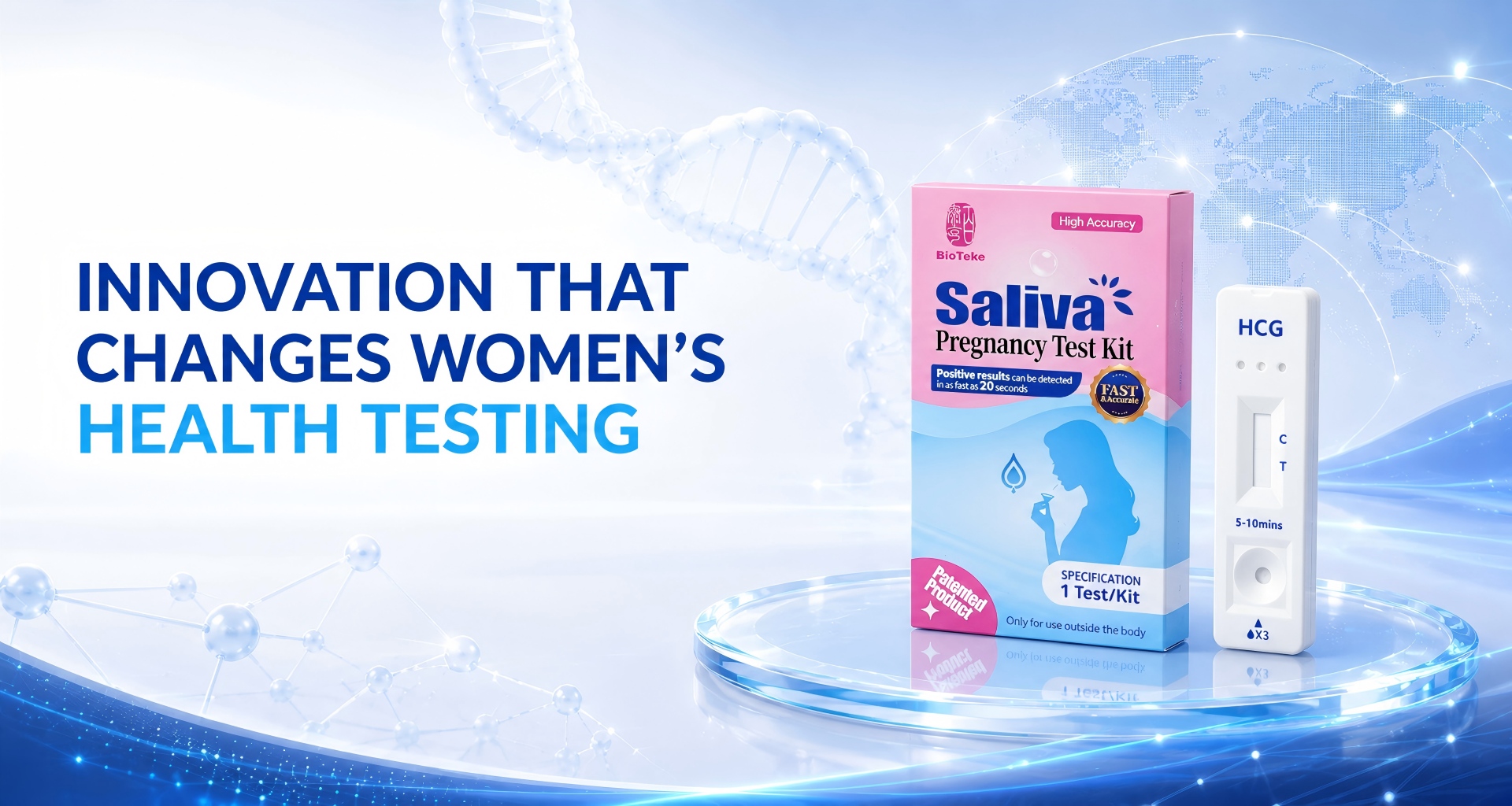 saliva oregnancy test - bioteke